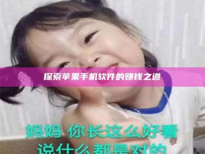 湖北探索苹果手机软件的赚钱之道